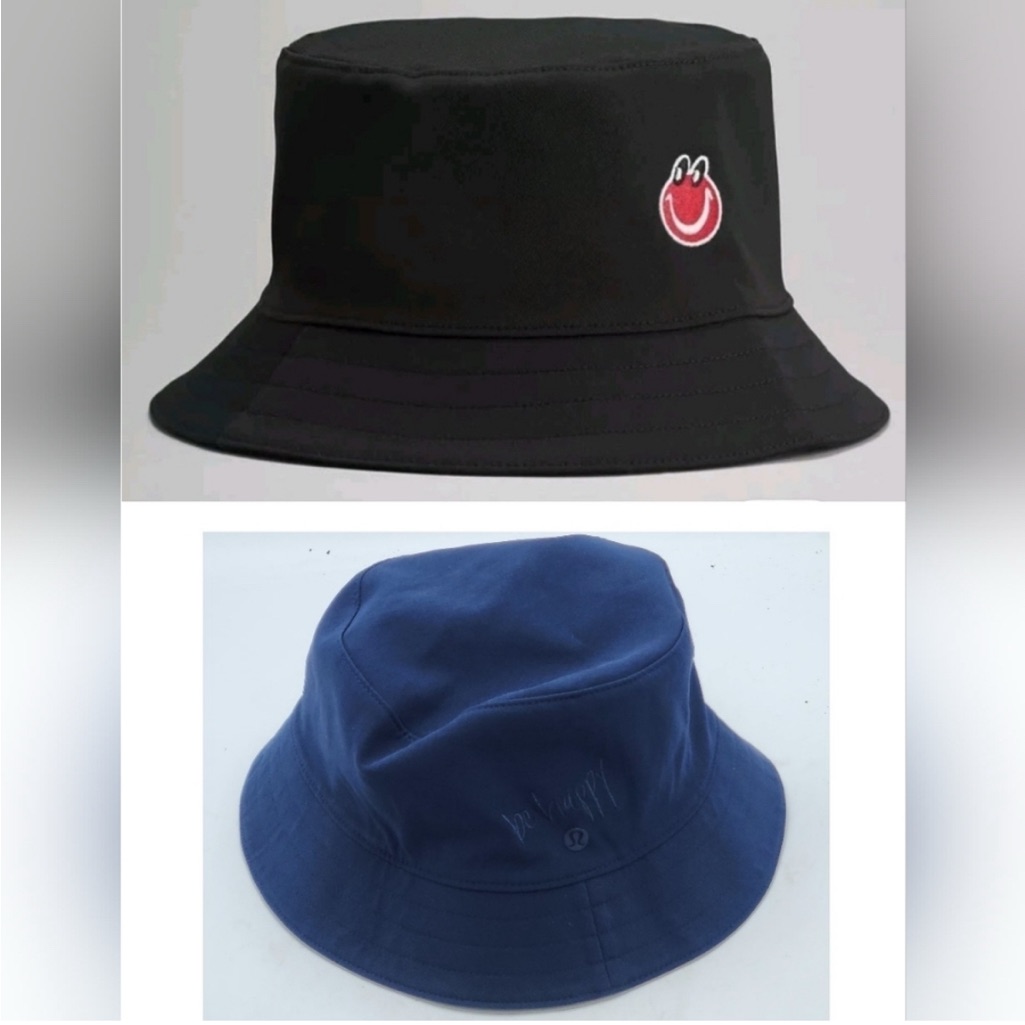 Lululemon Both Ways Reversible Bucket Hat In Black And True Navy. S/M.